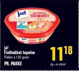 Poetzsch Padborg ja! Finthakket tepølse tilbud