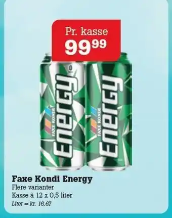 Poetzsch Padborg Faxe Kondi Energy tilbud