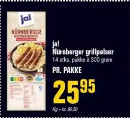 Poetzsch Padborg ja! Nürnberger grillpølser tilbud