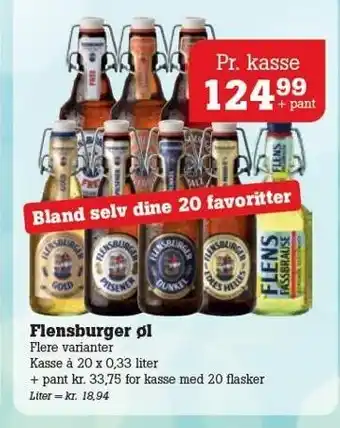 Poetzsch Padborg Flensburger øl tilbud