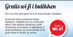 Poetzsch Padborg Gratis wi-fi i butikken tilbud