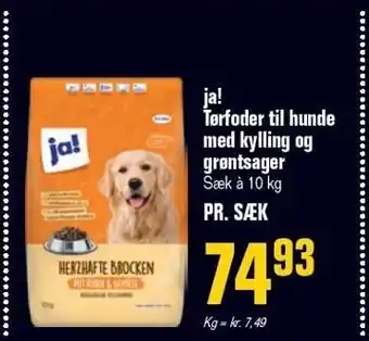 Poetzsch Padborg ja! Tørfoder til hunde med kylling og grøntsager tilbud