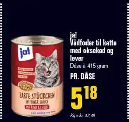 Poetzsch Padborg ja! Vådfoder til katte med oksekød og lever tilbud