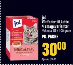 Poetzsch Padborg ja! Vådfoder til katte, 4 smagsvarianter tilbud