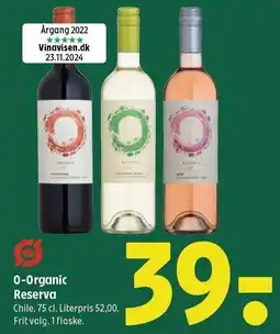 Coop 365 O-Organic Reserva tilbud