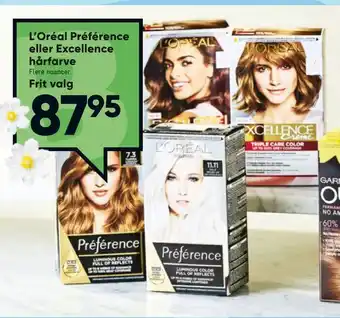 L'Oréal Préférence eller Excellence hårfarve