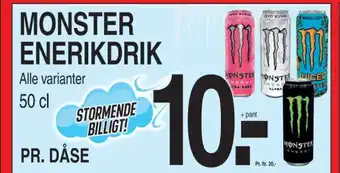 ABC Lavpris Monster enerikdrik tilbud