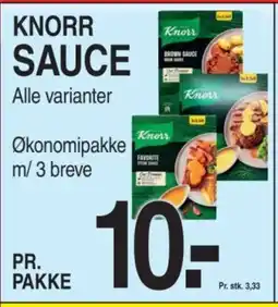 ABC Lavpris KNORR Sauce tilbud