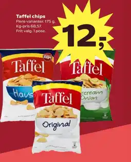 Kvickly TAFFEL Chips tilbud