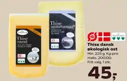 Kvickly THISE Dansk økologisk ost tilbud