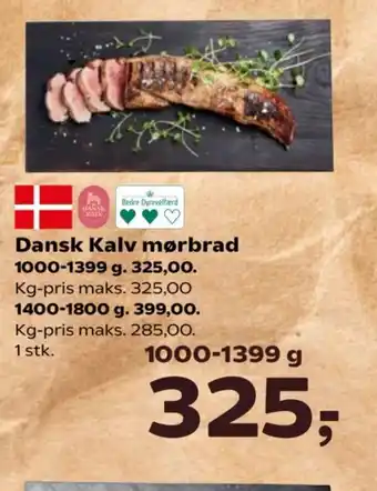 Kvickly Dansk kalv mørbrad tilbud