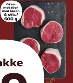 Kvickly Okse- medaljon med bacon tilbud