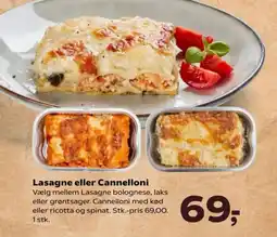 Kvickly Lasagne eller cannelloni tilbud