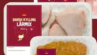 Kvickly Kyllingelårmix tilbud