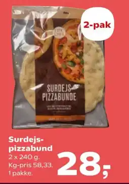 Kvickly Surdejs- pizzabund tilbud