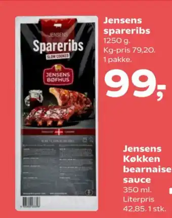 Kvickly JENSENS Spareribs tilbud