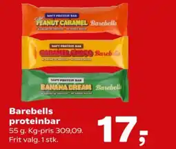 Kvickly Barebells proteinbar tilbud