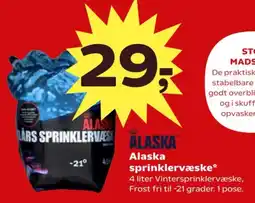 Kvickly Alaska sprinklervæske tilbud