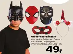 Kvickly Masker eller hårbøjle tilbud