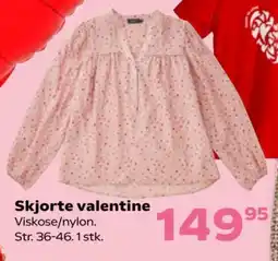 Kvickly Skjorte valentine tilbud