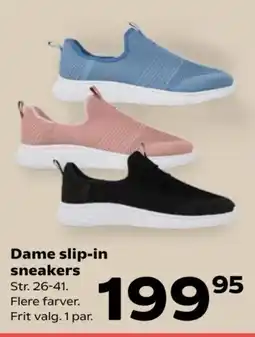 Kvickly Dame slip-in sneakers tilbud