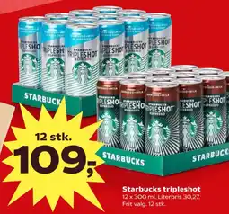 Kvickly STARBUCKS Tripleshot tilbud