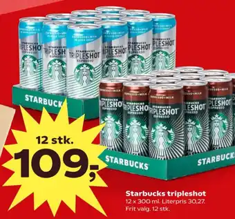 Kvickly STARBUCKS Tripleshot tilbud