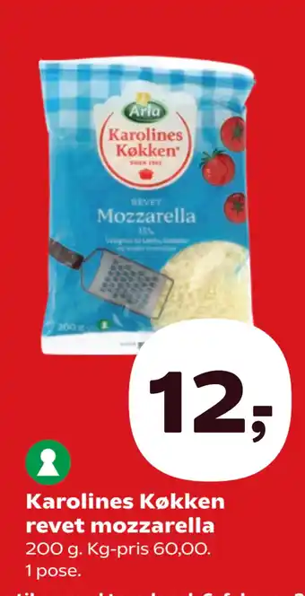 SuperBrugsen Karolines Køkken revet mozzarella tilbud