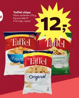 SuperBrugsen Taffel chips tilbud