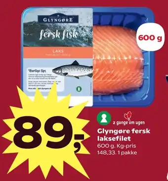 SuperBrugsen Glyngøre fersk laksefilet tilbud