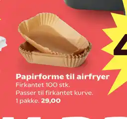 SuperBrugsen Papirforme til airfryer tilbud