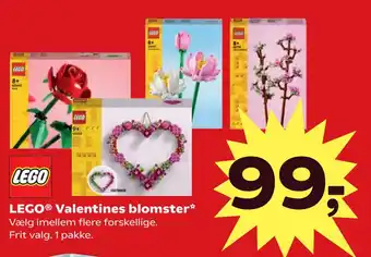 SuperBrugsen LEGO Valentines blomster tilbud