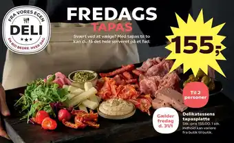 SuperBrugsen Delikatessens tapasplatte tilbud