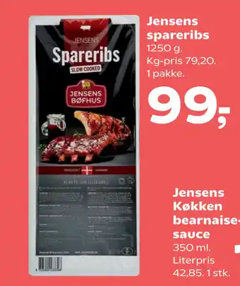 SuperBrugsen Jensens spareribs tilbud