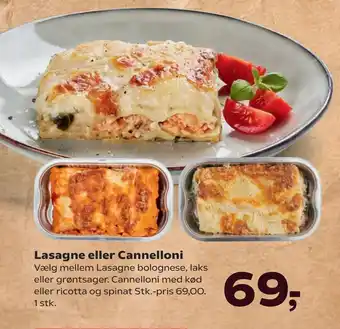 SuperBrugsen Lasagne eller Cannelloni tilbud