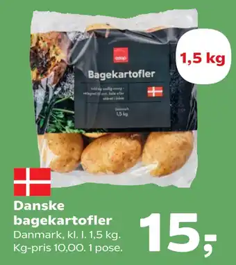 SuperBrugsen Danske bagekartofler tilbud