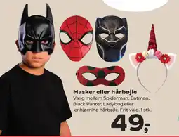 SuperBrugsen Masker eller hårbøjle tilbud