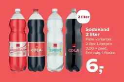 SuperBrugsen Sodavand 2 liter tilbud