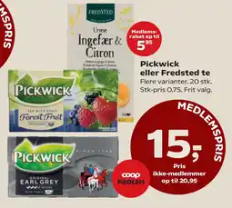 SuperBrugsen Pickwick eller Fredsted te tilbud