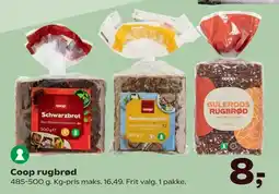 SuperBrugsen Coop rugbrød tilbud