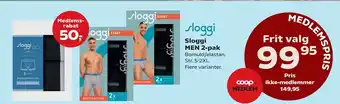 SuperBrugsen Sloggi MEN 2-pak tilbud