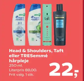 SuperBrugsen Head & Shoulders, Taft eller TRESemmé hårpleje tilbud