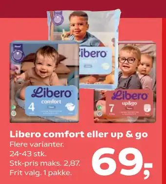 SuperBrugsen Libero comfort eller up & go tilbud