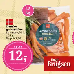 Dagli'Brugsen Danske gulerødder tilbud