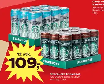 SuperBrugsen Starbucks tripleshot tilbud