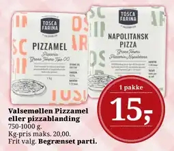 Dagli'Brugsen Valsemøllen Pizzamel eller pizzablanding tilbud