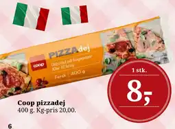 Dagli'Brugsen Coop pizzadej tilbud