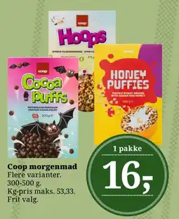 Dagli'Brugsen Coop morgenmad tilbud