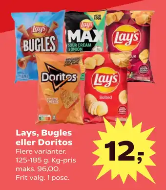 SuperBrugsen Lays, Bugles eller Doritos tilbud