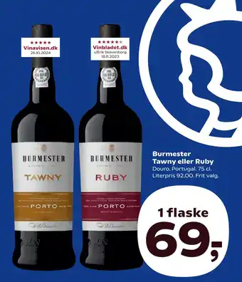 SuperBrugsen Burmester Tawny eller Ruby tilbud